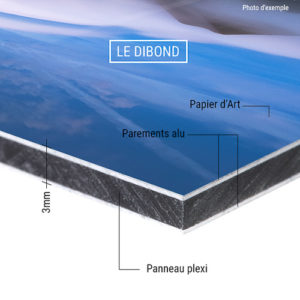 Papier d'art sur Dibond