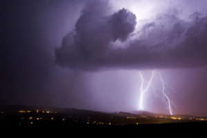 Orage Belleville - 01 Août 2017