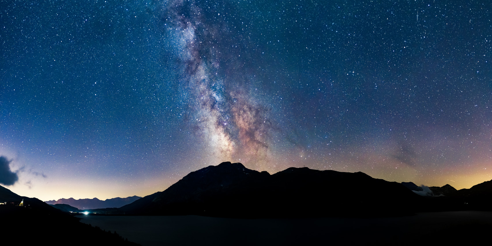 Voie lactée au lac du Mont Cenis - Savoie