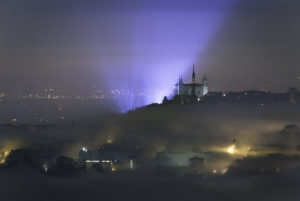 Mer de nuages et Fete des Lumieres - Lyon