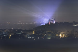 Mer de nuages et Fete des Lumieres - Lyon