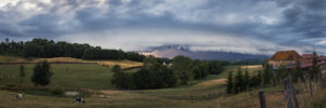 Panoramique arcus en Isère 28 juin 2017