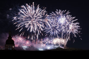 Feu d'artifice du 14 Juillet 2017 à Lyon en TimeLapse