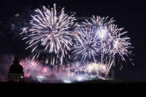 Feux d'Artifice à Lyon - 14 Juillet 2017