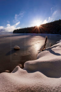 Levé de soleil - Lac de Servières