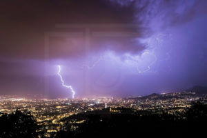 Orage sur Clermont-Ferrand